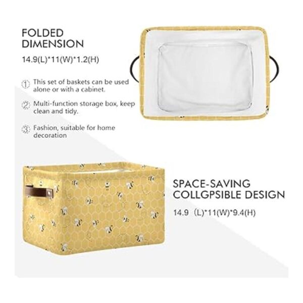 Cesta de almacenamiento cubo de abeja de animales
