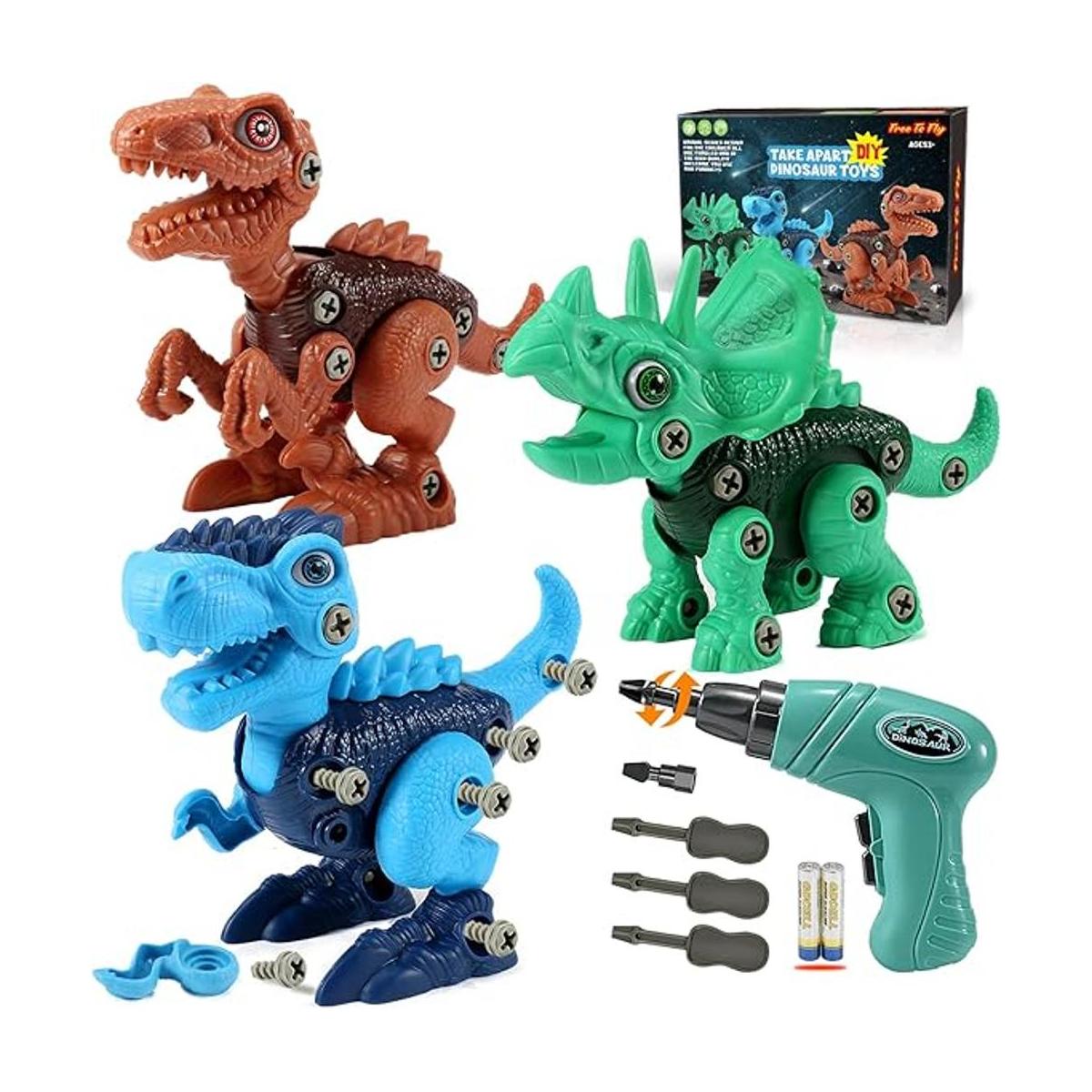 Juguete de dinosaurio con tallo para niños juguetes de