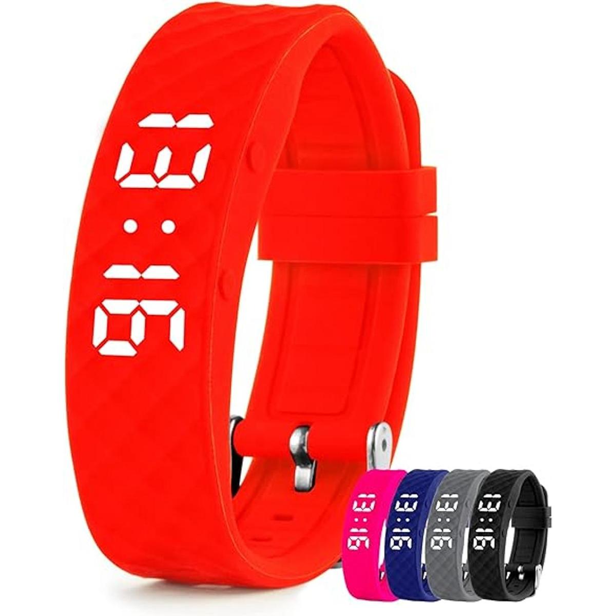 TabTime Reloj recordatorio de alarma vibratoria rojo