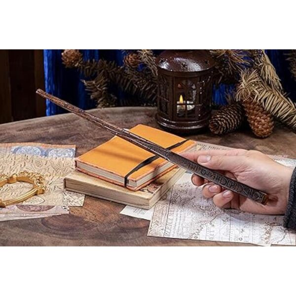 Handicraftviet Varita mágica de madera tallada a mano de_4