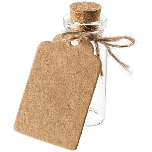 Kingrol Paquete de 100 botellas de vidrio de 0.3 fl oz con