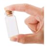 Kingrol Paquete de 100 botellas de vidrio de 0.3 fl oz con