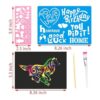 Plantilla de dibujo para niños 50 piezas de papel de Arco