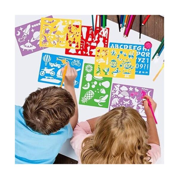 Plantilla de dibujo para niños 50 piezas de papel de Arco