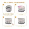 Geyecete Dog Storage Basket Round Weave Rope Basket Dog