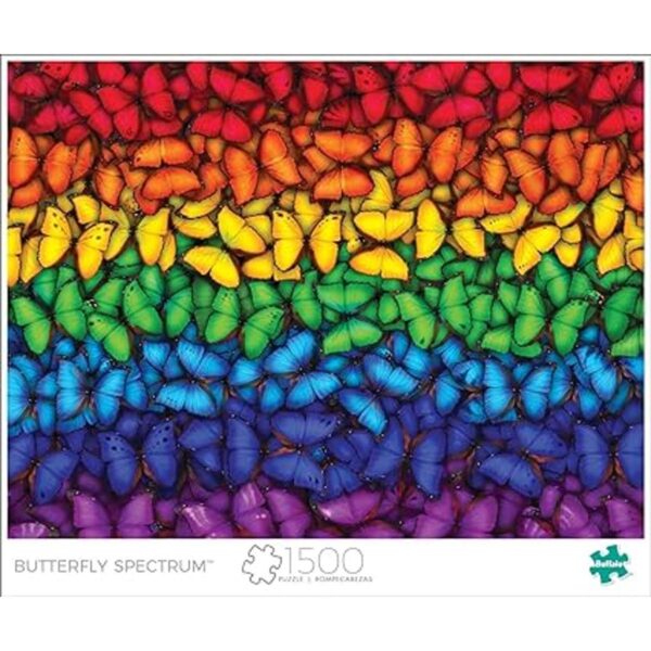Buffalo Games Butterfly Spectrum Rompecabezas de 1500_2