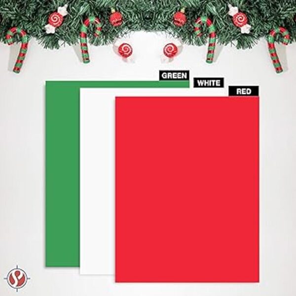 Tarjetas de colores navideños cartulina de 8.5 x 11_4