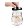 Juego de 4 accesorios de baño Mason Jar Dispensador de