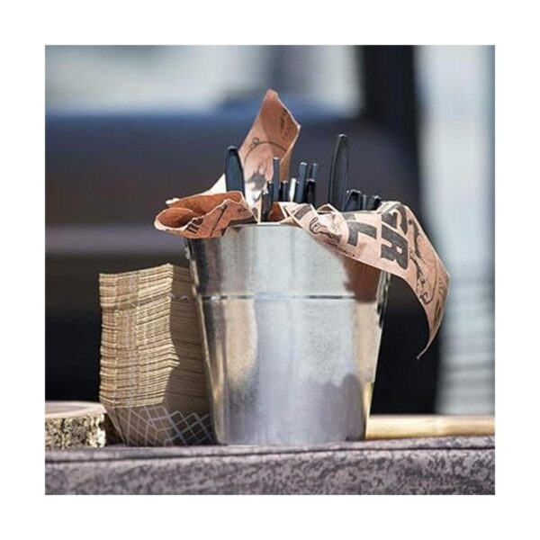 Cubos de metal galvanizado cubo de metal para decoración_6