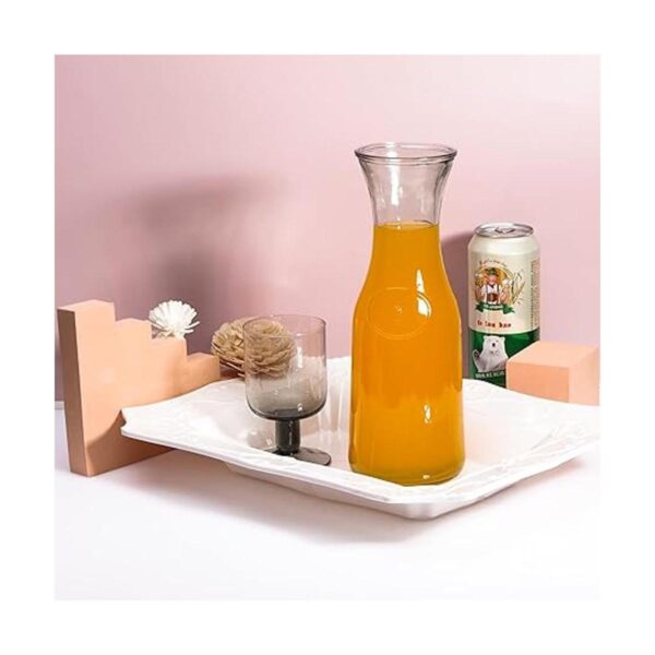 Jarra de agua de vidrio o vino con tapas 1 litro 3_2