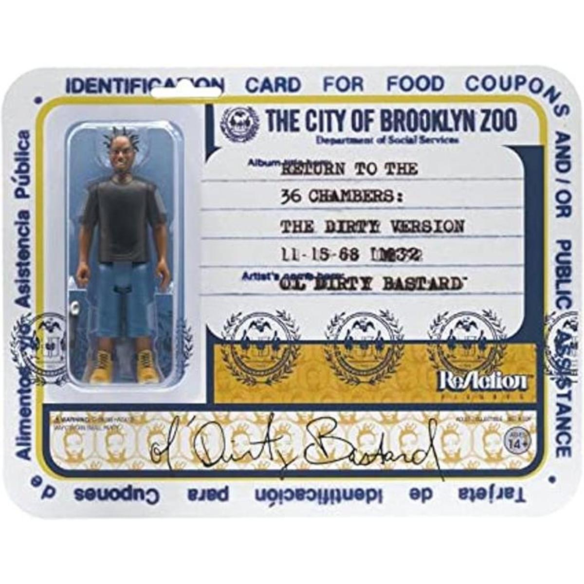 Super7 Ol Dirty Bastard Figura de reacción multicolor