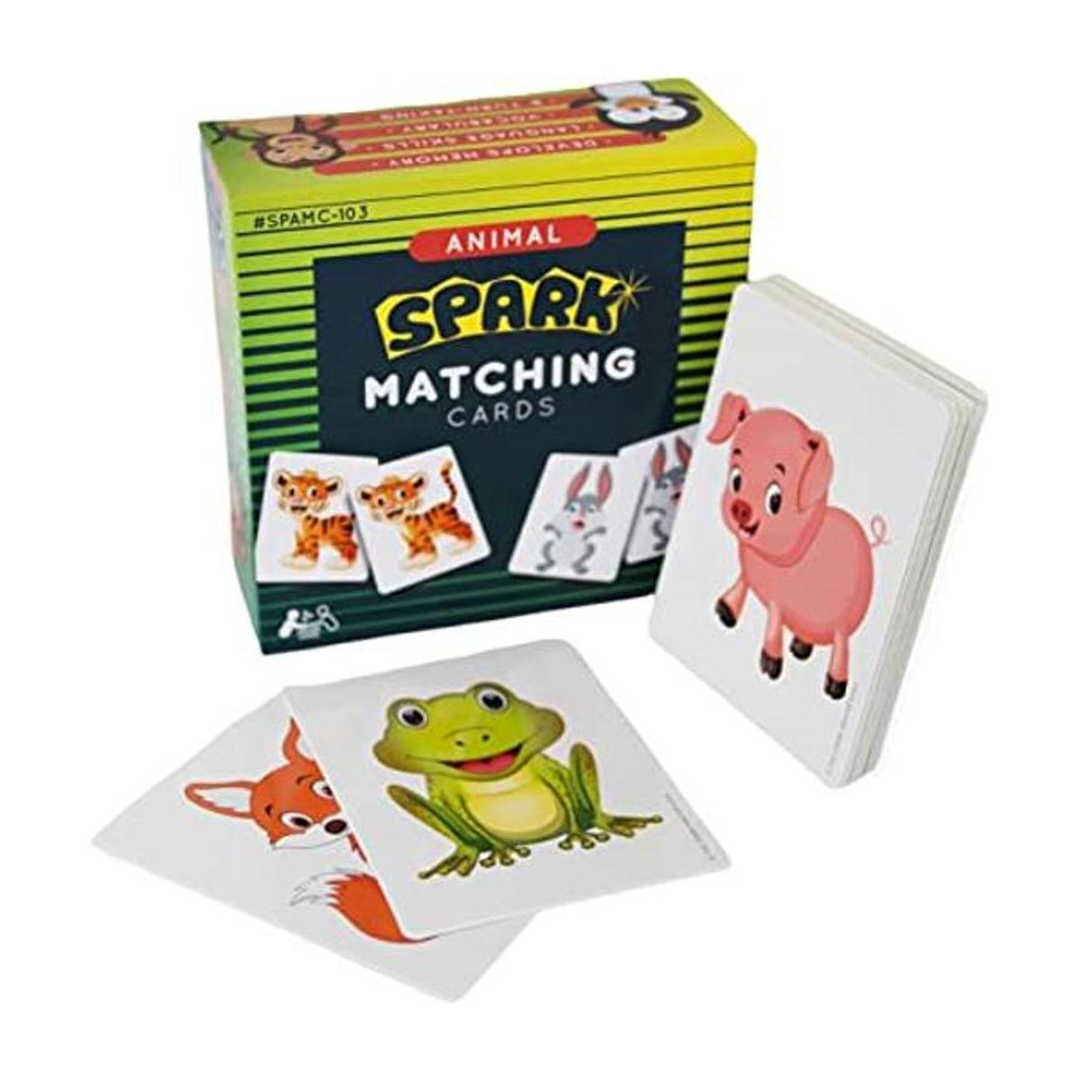 Juego de memoria de tarjetas a juego de animales juego