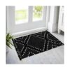 HAOCOO Alfombra de baño bohemia de 2 x 3 pies alfombra de