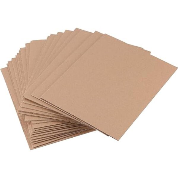 HAKZEON 50 piezas de papel de cartón corrugado de 8.5 x 11