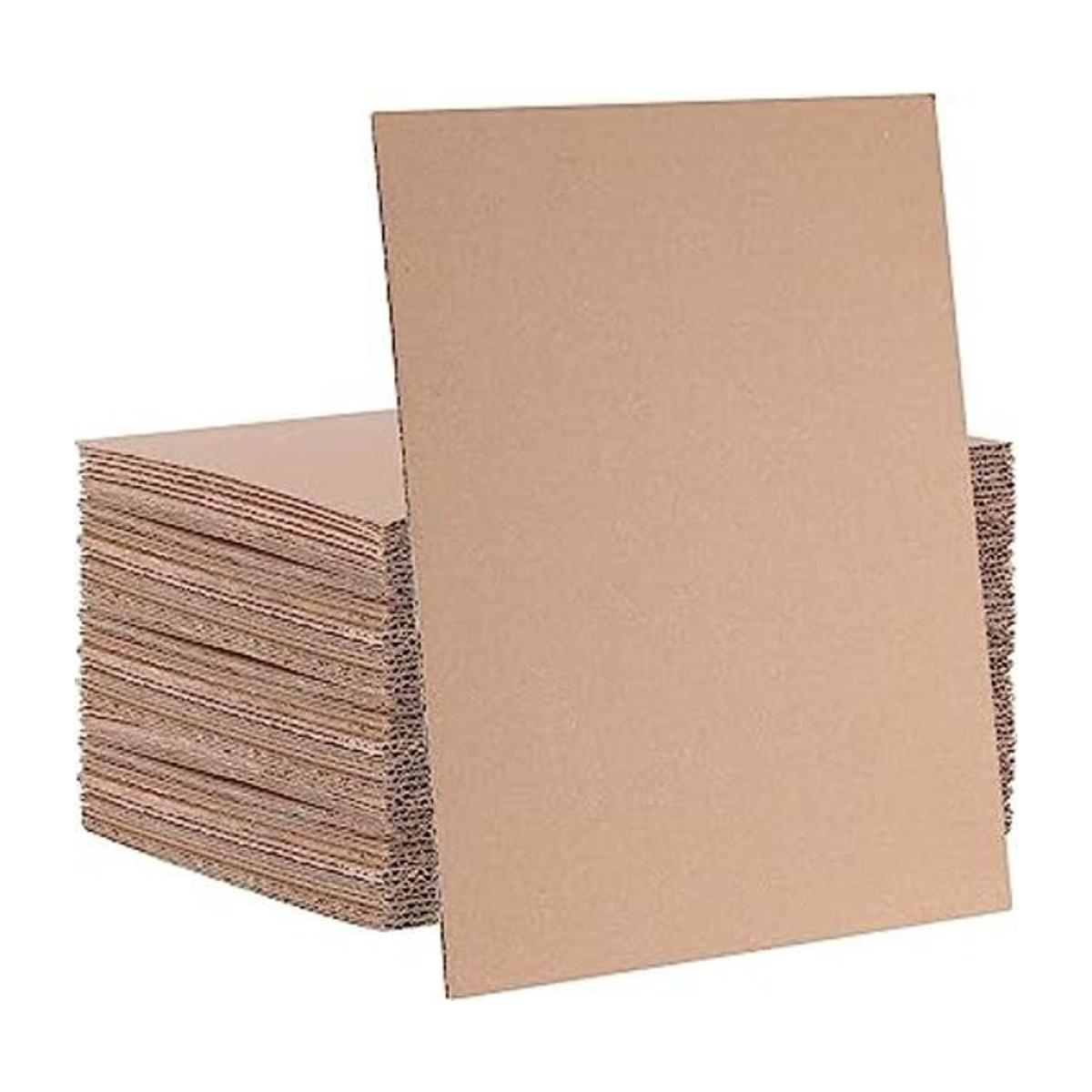 HAKZEON 50 piezas de papel de cartón corrugado de 8.5 x 11