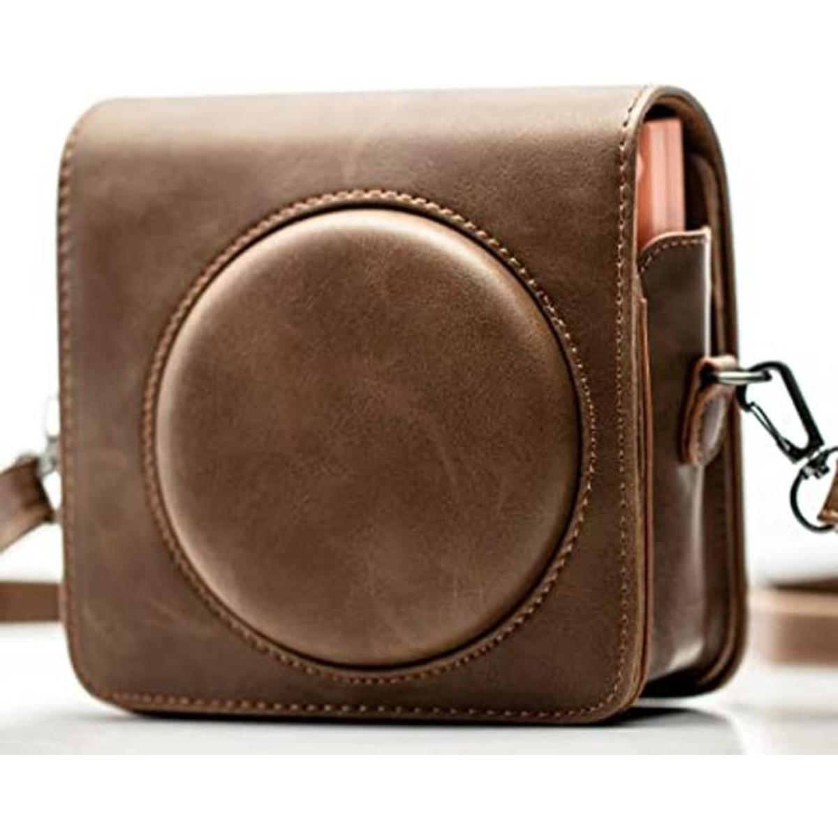HelloHelio Funda de piel vegana compatible con cámara