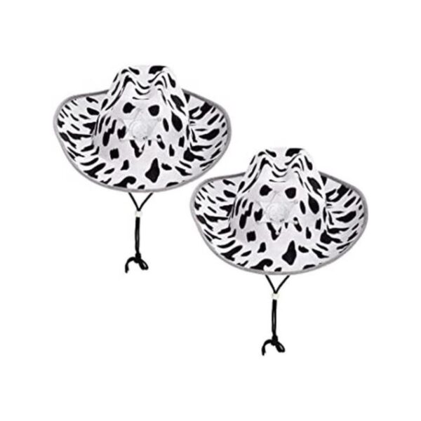 Spooktacular Creations Paquete de 2 sombreros vaqueros de