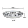 BobbyPet Comedero de platos para cachorros de acero_2