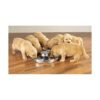 BobbyPet Comedero de platos para cachorros de acero_3