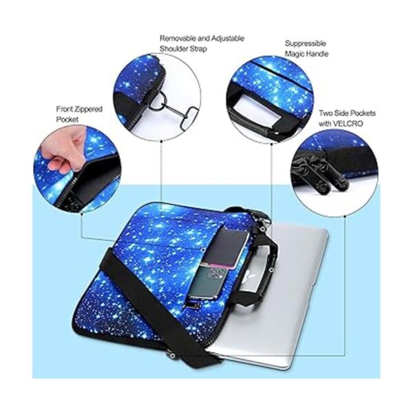 ICOLOR 15 15.4 15.6 pulgadas de lona para laptop maletín_2
