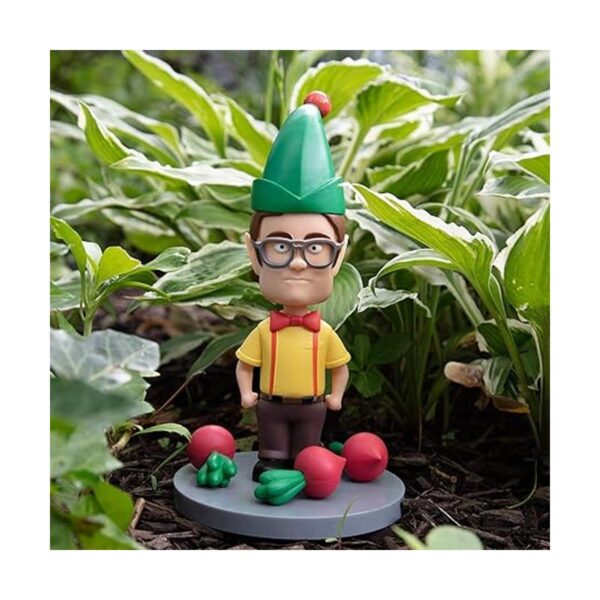The Office Dwight Schrute Gnomo de jardín de elfos 8