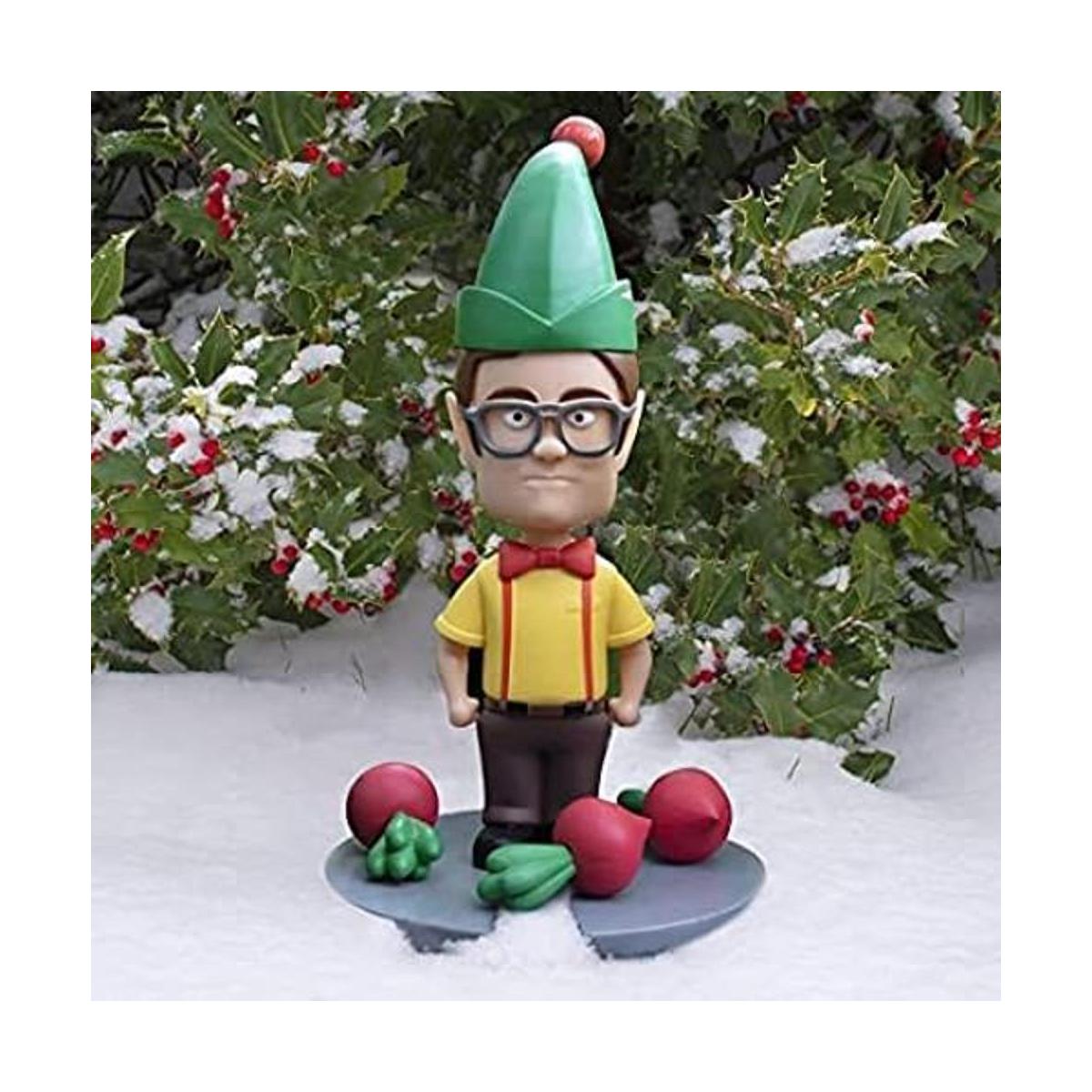 The Office Dwight Schrute Gnomo de jardín de elfos 8