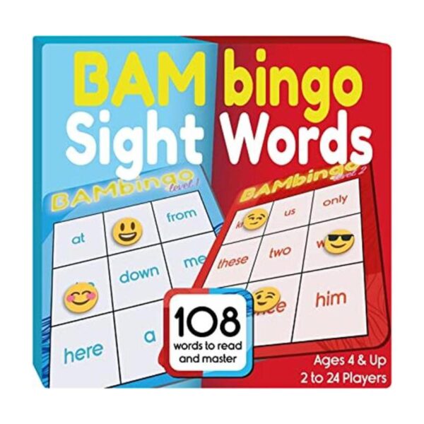 Juego de bingo Sight Word Nivel 1 y Nivel 2 Aprende a_1