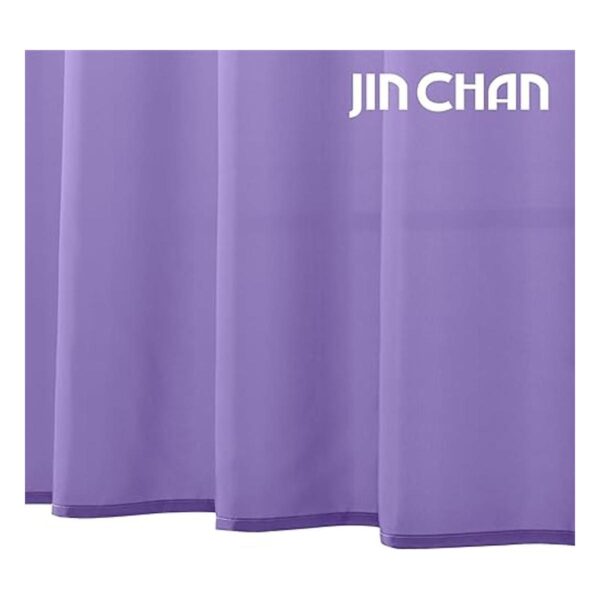Jinchan Cortina para regadera impermeable para baño