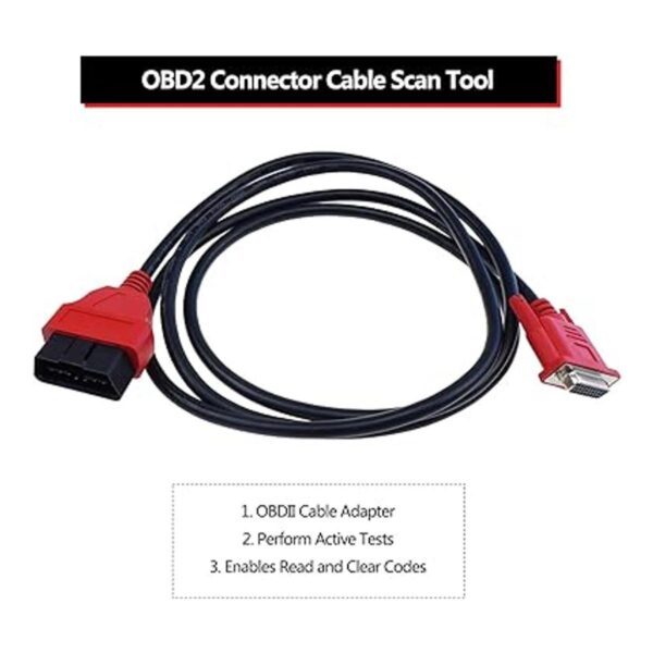 DA4 OBDII Adaptador de cable para escáner Solus Ultra_2