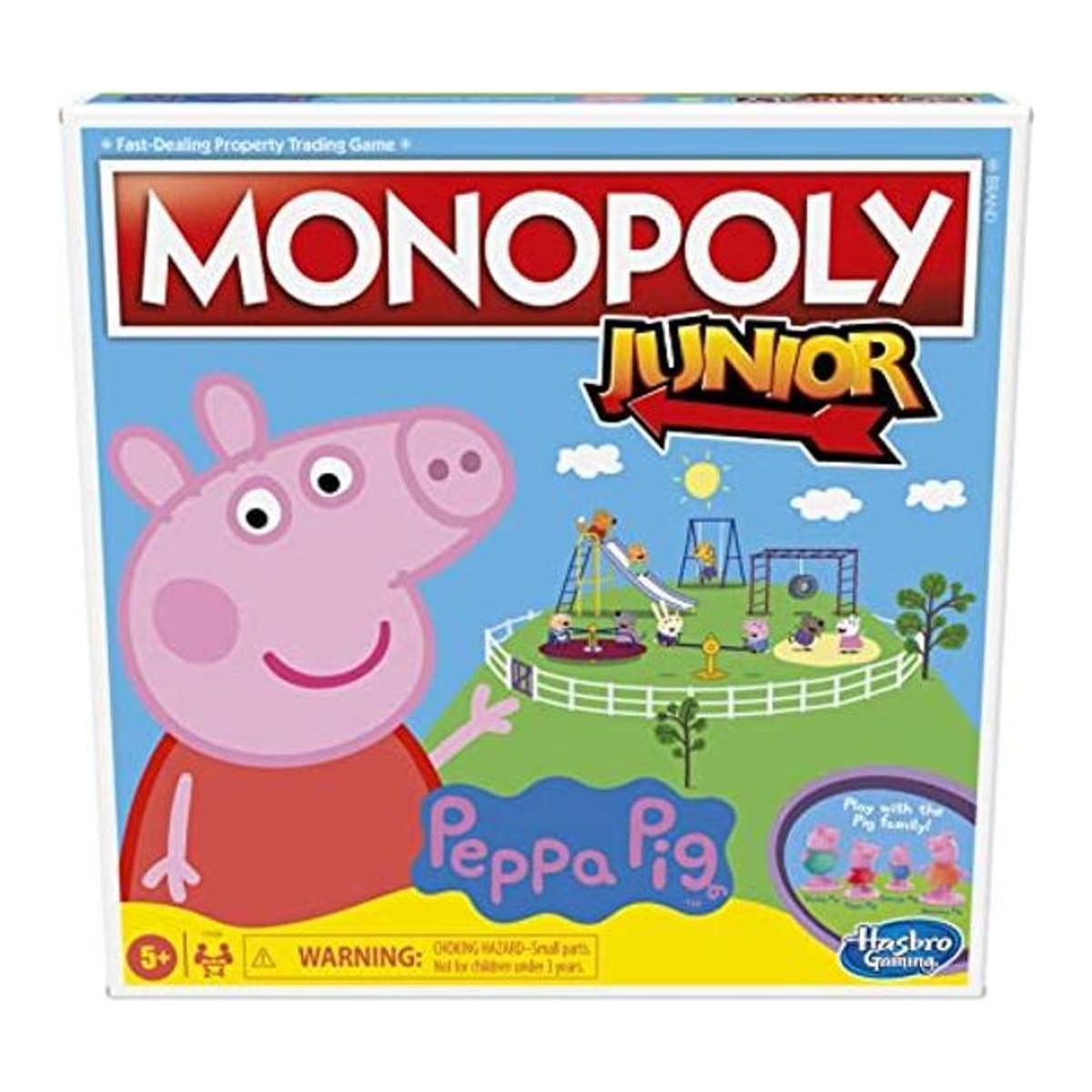 Monopoly Junior Peppa Pig Edition Juego de mesa para 24