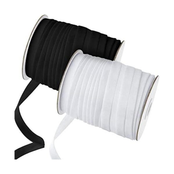 Jetec 2 rollos de doble pliegue de cinta de sesgo 12