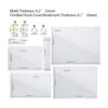 NiArt A4 Funda grande para cuaderno A4 A5 A6 A7_3