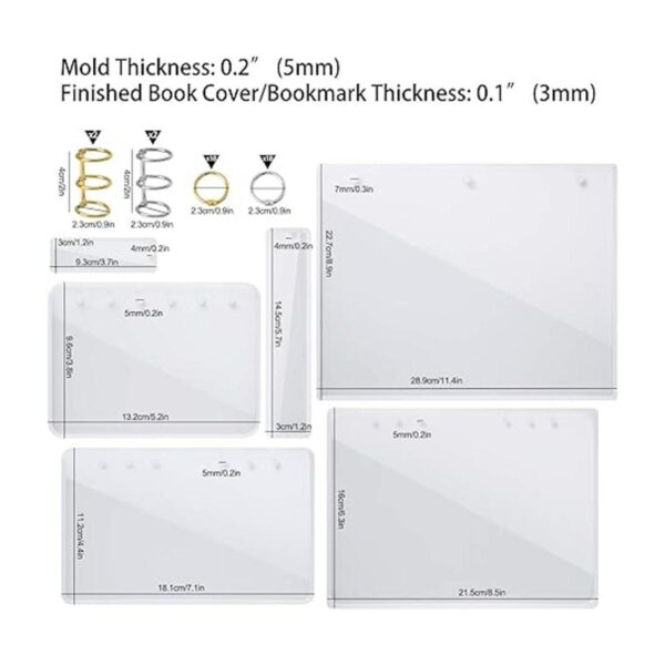 NiArt A4 Funda grande para cuaderno A4 A5 A6 A7_3