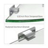 GeekDigg Paquete de 2 estantes de cristal para ducha_4