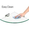 GeekDigg Paquete de 2 estantes de cristal para ducha_5