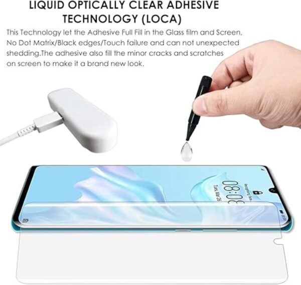 Paquete de 3 protectores de pantalla UV P30 Pro Akcoo_2
