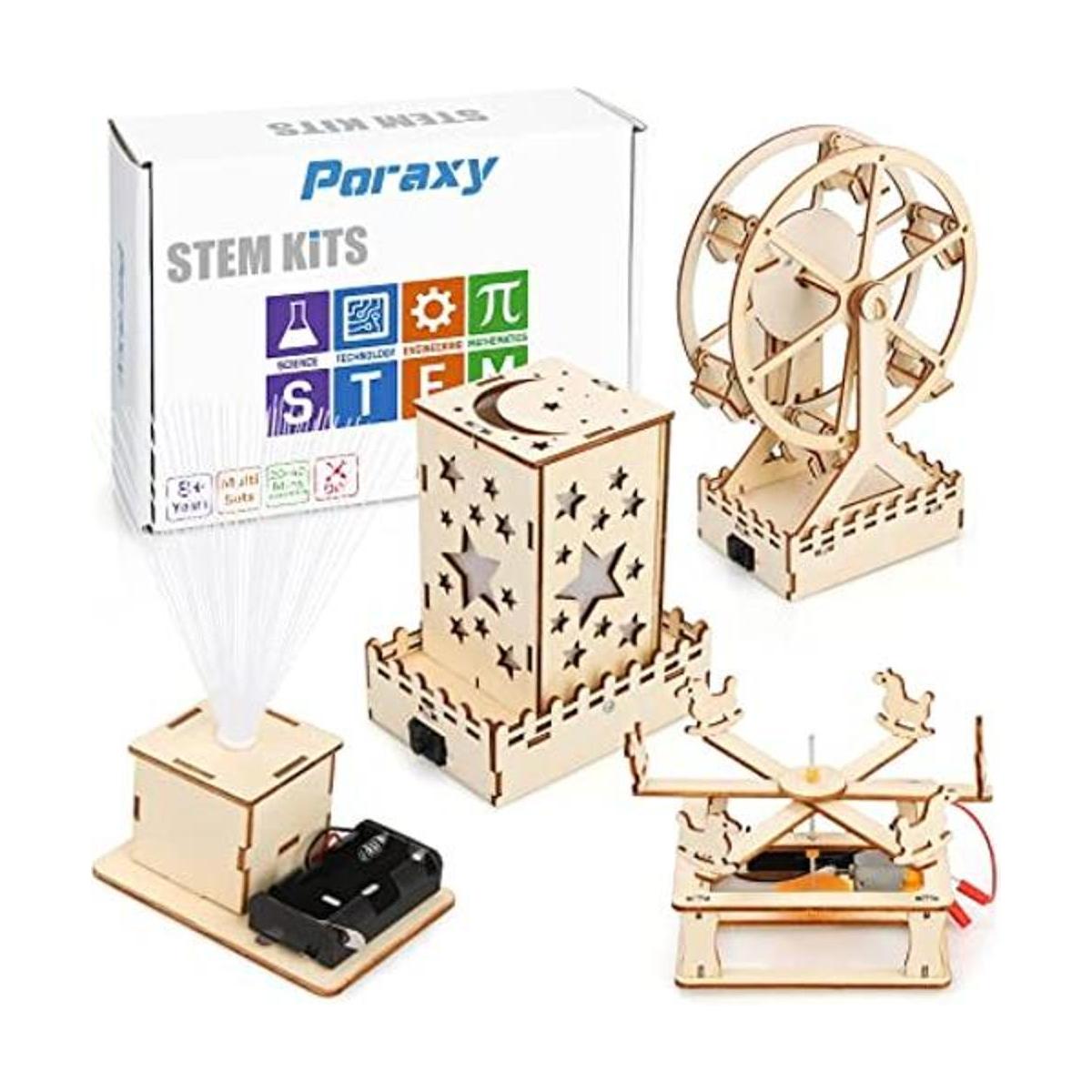 Kits STEM 4 en 1 kits de ciencia de construcción de