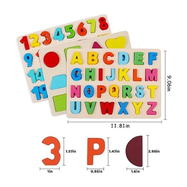 Kesletney Rompecabezas de madera para niños pequeños