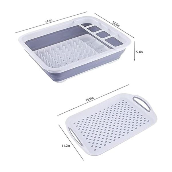 Juego de escurridor y escurridor plegable para secar