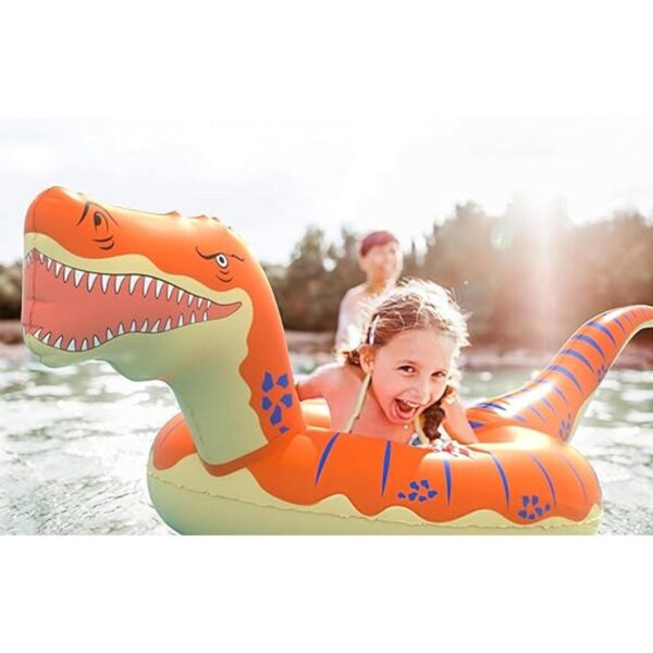 Jasonwell Salvavidas inflable con forma de dinosaurio