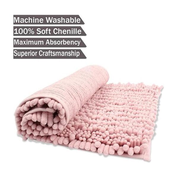 HomDSim Alfombra de baño lanuda de 20 x 32 pulgadas