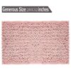 HomDSim Alfombra de baño lanuda de 20 x 32 pulgadas
