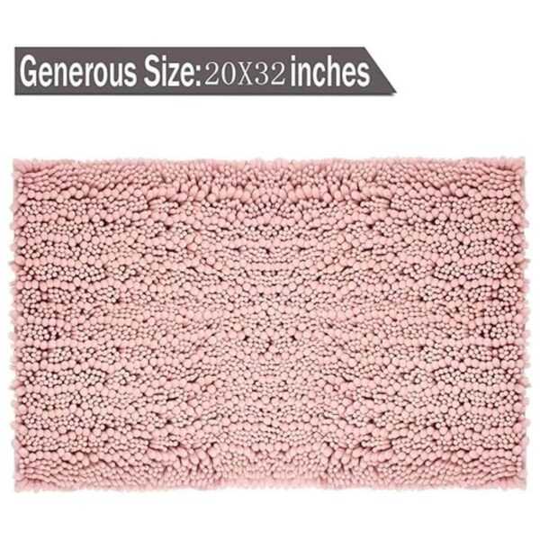 HomDSim Alfombra de baño lanuda de 20 x 32 pulgadas