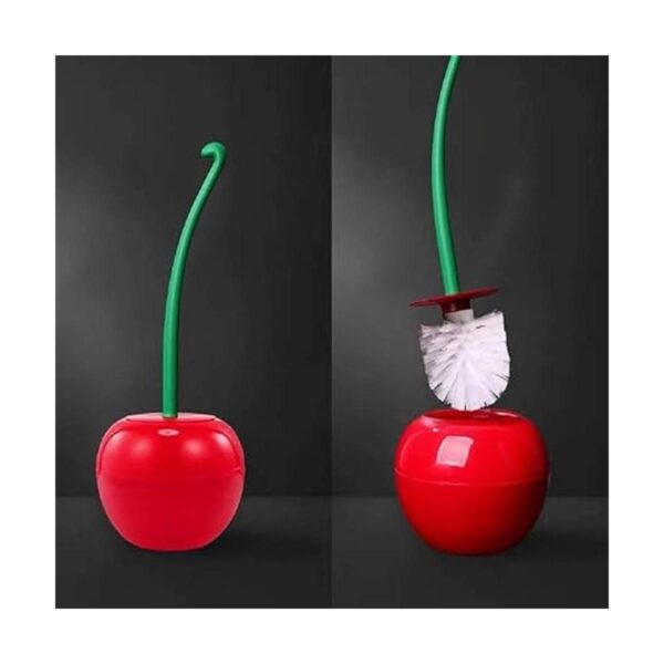 Cepillo de inodoro con forma de cerezo juego de cepillos