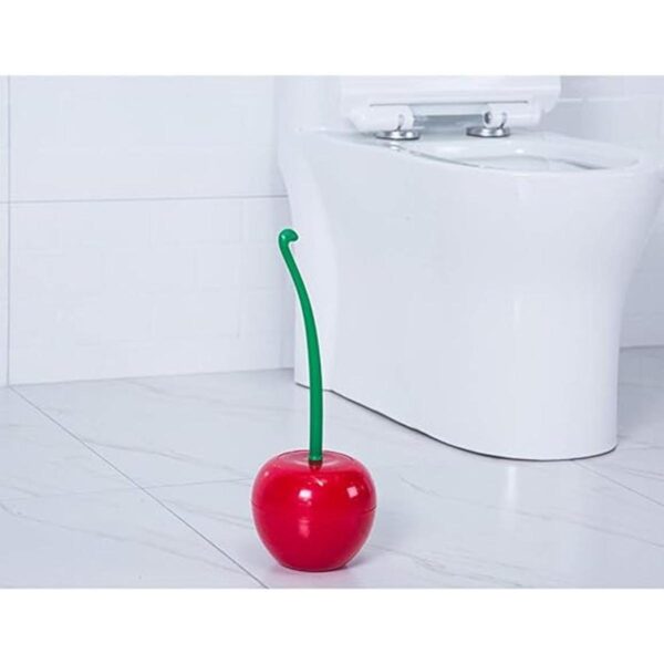 Cepillo de inodoro con forma de cerezo juego de cepillos
