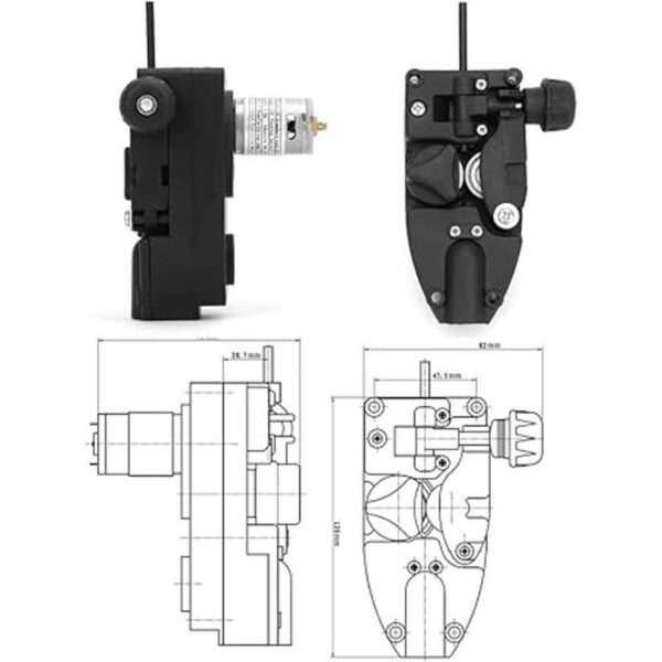 Mig Motor de alimentación de alambre de soldador DC 24 V