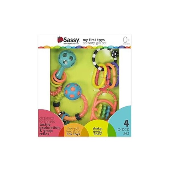 Sassy My First Toys Set de regalo para niños de 0 meses_2