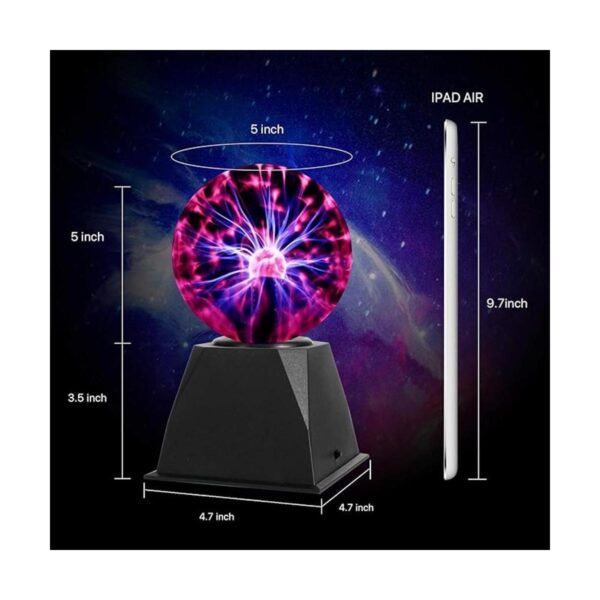 Gresus Lámpara mágica de bola de plasma de 5 pulgadas_2