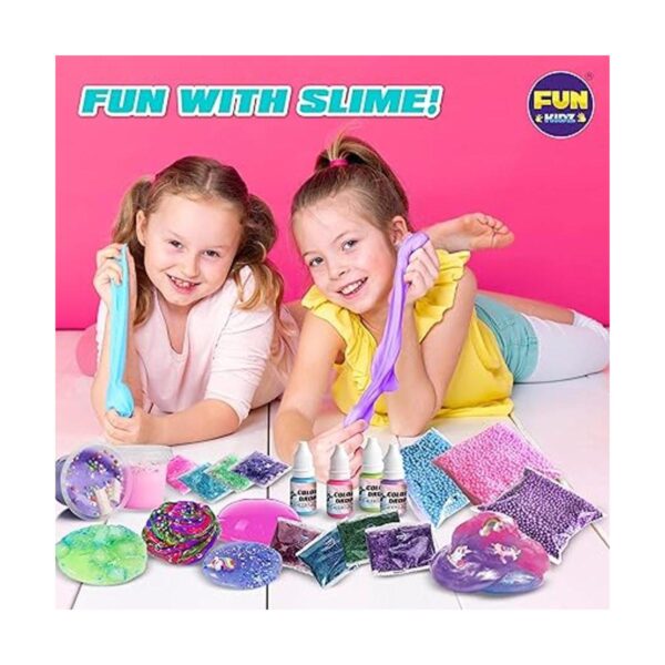 FunKidz Juego de masa viscosa de unicornio para niñas_3