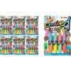 JARU Pizarra de tiza lavable 6 paquetes de 8 colores.